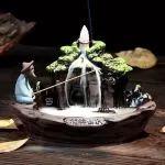 Incense Burner - Guilin Landscape Ceramic Backflow Waterfall Incense Holder