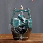 Incense Burner - Bucket Ceramic Backflow Waterfall Incense Holder