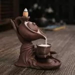 Incense Burner - Teapot Ceramic Bottle Backflow Waterfall Incense Holder