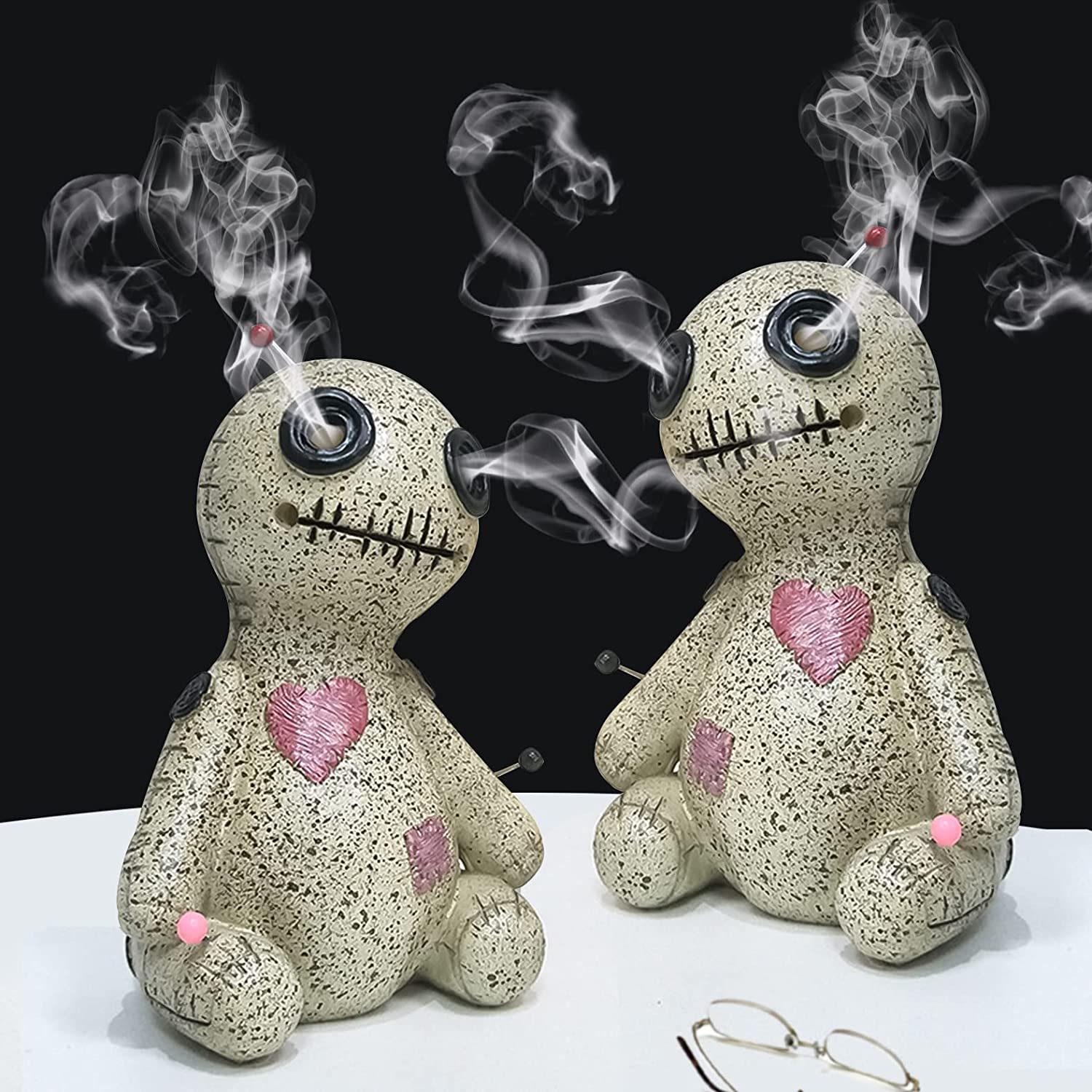 Voodoo Incense Burner - Doll Cones Holder - Resin