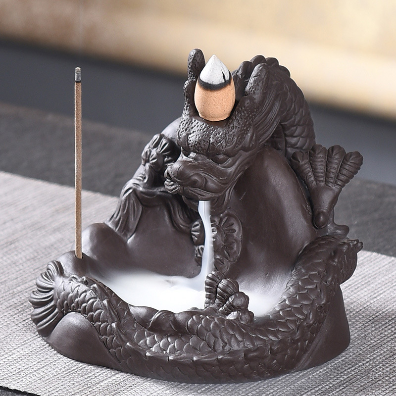 Dragon Incense Holder - Use with Cones and Sticks